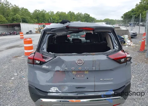 2023 Nissan Rogue Platinum Fwd из США, поврежденный, VIN JN8BT3DC6PW100265